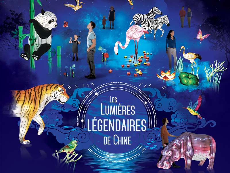 évènement français, évènement nature, chine évènement, thème asie, évènement nocturne, évènement lumineux, que faire à Marseille, évènement à Marseille, évènement animaux, animaux lumineux, lanternes